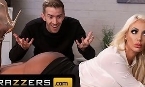 Brazzers - Phat jug humungous ass blonde Nicolette Shea hungers good-sized shaft