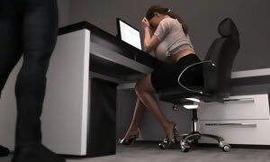 Step sister conversation with office guy