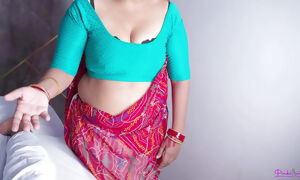 Desi newly married (bahu)Pinky lost her control after seeing father-in-law's thick long big dick and she rides on sasur ji.