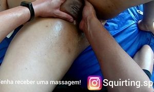 woman massage, anal stimulation, big ass, and whip part 2