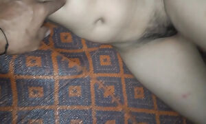 Desi girl's fucking and boobs pressing video in desi style