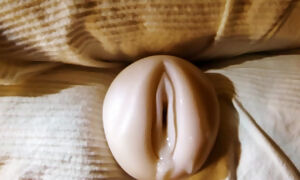 fucking and cum in a fleshlight