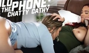 Business nymph Gets romped By Her wild girlfriend While On A phone Call