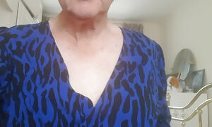 Blue dress