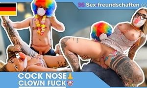 GERMAN: Carnival Creep clown bangs egirl! SEX-FREUNDSCHAFTEN
