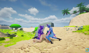 Getting Spit Roasted by Futa Monster Girls (sapphire Safari V.24 Animation)