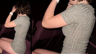 Thrilling Cinema Quickie: Risky Public Sex At The Cinema
