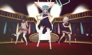 Mmd R-18 Anime nymphs spectacular Dancing (clip 1)
