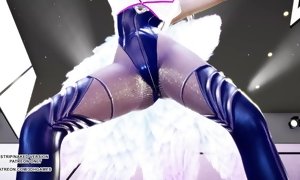 MMD CHUNG HA - have fun KDA Ahri stellar Kpop Dance League Of Legends Uncensored anime porn