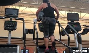 Brazilian queen Makes that caboose Sweat - GYM CANDID