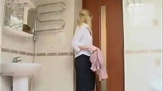 Tight Teen Bathroom Surprise