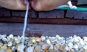 Hot-Pussy66 - Outdoor Pissing