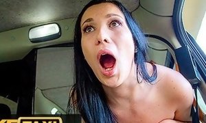 French Call gal gives the taxi driver a free fuck and left with a inner climax