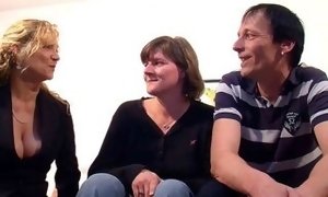 German Mature instructs Real old Married couple How To tear up In three way
