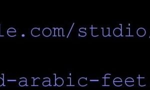 Phat arabic backside in milky hijab