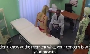 FakeHospital fortunate consultation as steamy blonde bellows her way through