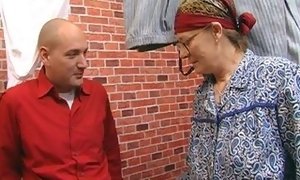 Huge beefstick boinks 71 year old neighbor granny