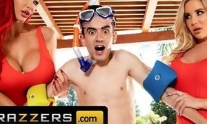 Brazzers - spectacular lifeguards Nicolette Shea & Savannah Bond save a knob