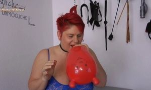 Annadevot - User wish - pantyhose and balloon