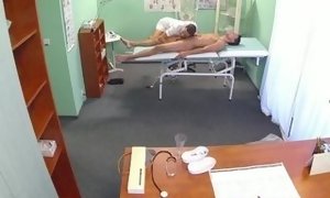 FakeHospital super-steamy nurse massages patient before deep-throating and humping him