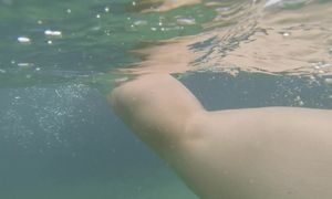 Oxana swim with enormous mammories