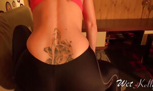 Hot MILF Loves to Dryhump a Cock with Her Hot Big Ass in Yoga Pants