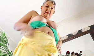 Marika - Curvy Granny Solo Masturbation