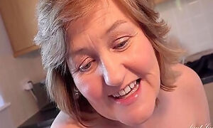 Your 58yo Curvy Mature Housewife Mrs. Kugar Sucks Your Cock In The Laundry Room (pov) - Teaser Video