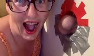 Labourer gets successful at the gloryhole. Littlekiwi brings epic mature homemade content, everytime.