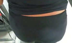 At the gym while instructor was out, my husband take some pics and videos - karina and Lucas
