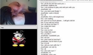 Chatroulette super-cute sizzling Italian duo have fun - jizm in jaws