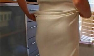 Hot amateur Milf gets fucked in her kitchen