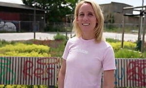 GERMAN SCOUT - Skinny Mature Melisa Rose Pick Up for no Condom Casting Fuck