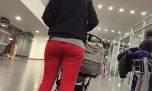 Ass at the Airport . Quicky
