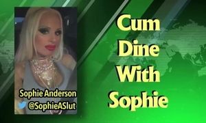 Spunk Dine With Sophie - The meatpipe Diet