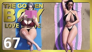 THE GOLDEN BOY &num;67  Two busty MILFS with thicc bodies on the beach