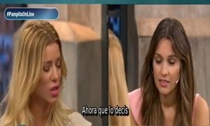 Faux subtitulo: Pampita y Nicole revelan por que se pelearon
