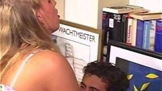 Blonde Milf Anal Pounded Ass To Mouth Cumshot