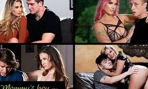 MOTHER'S stud - 1 HOUR stepmother AND son COMPILATION! Super steaming yam-sized boob milfs love teenager shaft!
