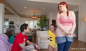 Abigaiil Morris, Small Hands And Aubree Valentine In Saucy Bbw Mind-boggling Movie
