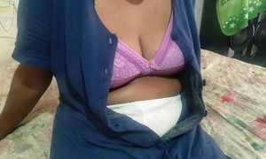 Indian Desi Bhabhi Dammi Enjoying Her Self 54