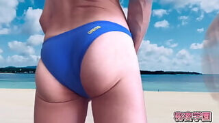 Did you masturbate in a beach volleyball bikini&quest; &lpar;Part 2&rpar; Masturbation Anal Toy SecretGakuen