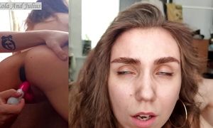 Uber-cute dame gets anal invasion and gets a magic wand ejaculation
