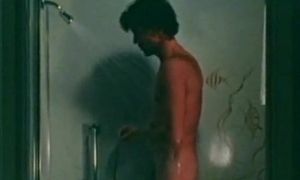 Antique douche pummeling sequence from old school pornography DVDs