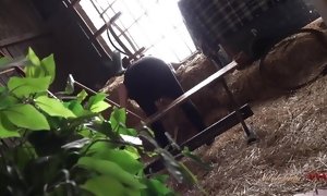 AuntJudysXXX - porking your cougar stepmother Aurora in the Barn (POV)