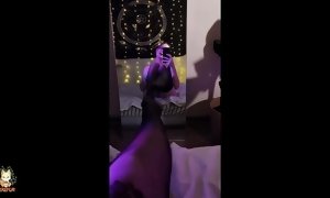 Sumptuous doll jerks her narrow humid fuckbox while no one is home