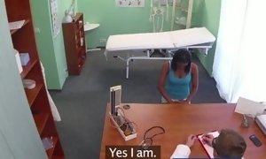 FakeHospital patient wants larger funbags but gets a physicians fuckpole implant