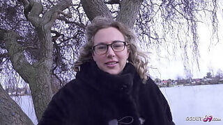 German Scout - Big Natural Tits Bbw Mature Kathy Deep Pickup For Casting Fuck