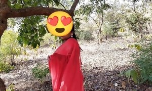 Glorious Desi Hotgirl21 Riyaji quenches her fuck-fest hunger by tryst hotdesixx's fresh beau in the woods.