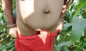 Indian Village Bhabhi Outdoor Vlog Enjoyed With Boobs Showing And Fingerings Indian Red Saree Remove Enjoyed Bhabhi Pregent
